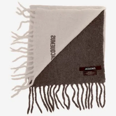 Jacquemus The Moisson Scarf In Neutral