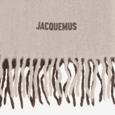 Jacquemus The Moisson Scarf In Neutral