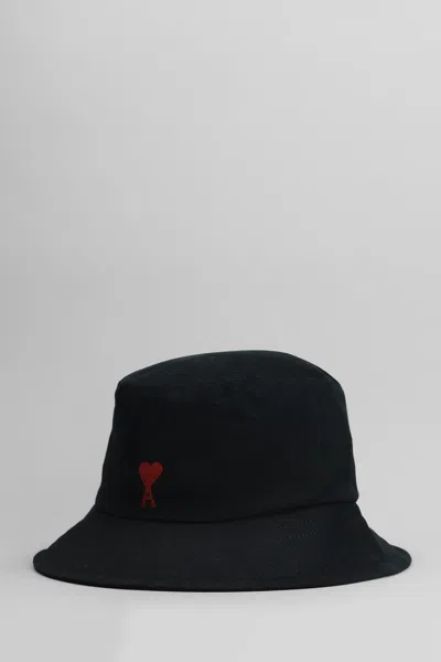 Ami Alexandre Mattiussi Hats In Black Cotton