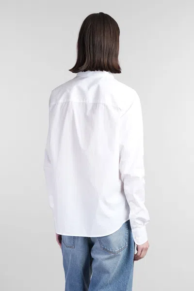 Ami Alexandre Mattiussi Shirt In White Cotton In White