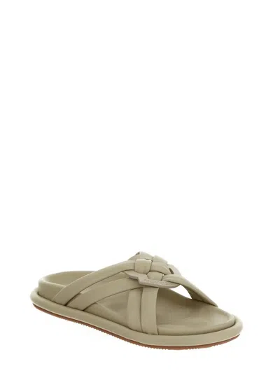 Moncler Bell Soft Leather Sliders