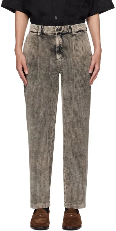 Barena Venezia Barena Man Pants Steel Grey Size 36 Cotton In Gray