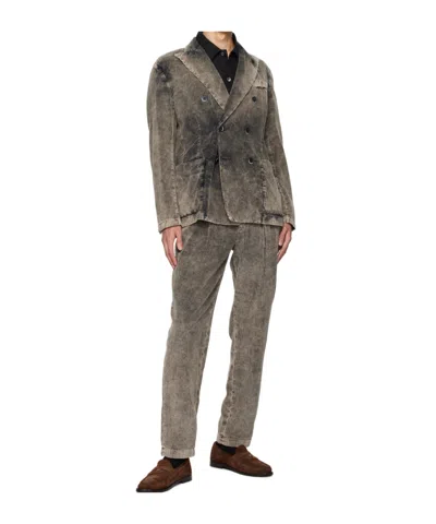Barena Venezia Barena Man Pants Steel Grey Size 36 Cotton In Gray