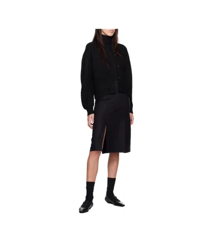 Loulou Studio A Mid-length Half-length Skirt In Black