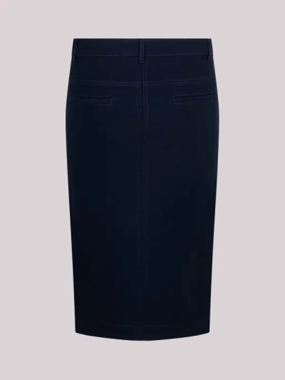 N°21 Mid-rise Zip-up Midi Skirt