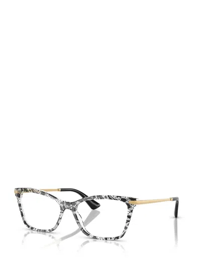 Dolce & Gabbana Dolce  Gabbana Eyewear Rectangular Frame Glasses