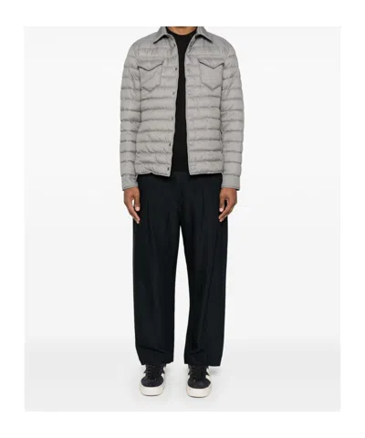 Herno Quilted Jacket In Gray