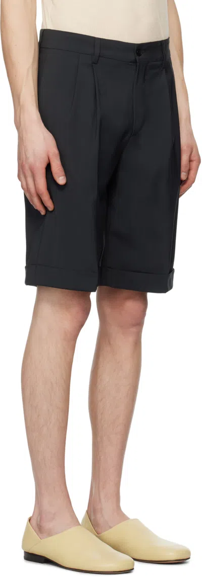 Barena Venezia Stretch Twill Shorts In Black