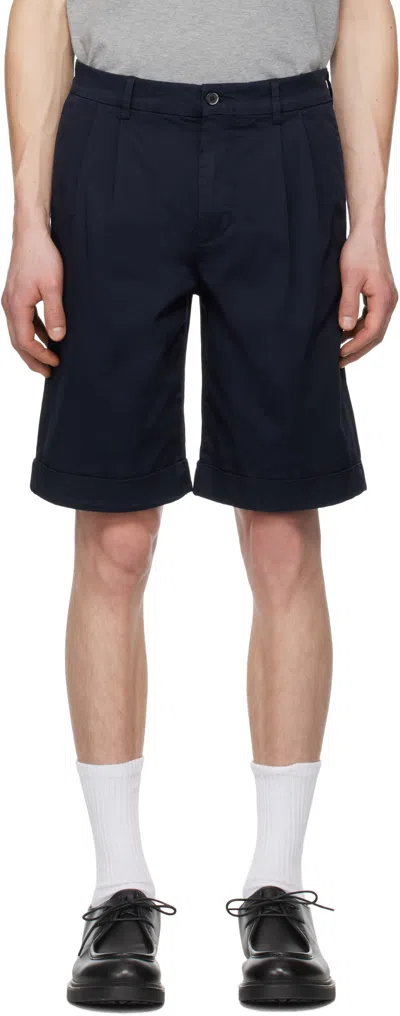 Barena Venezia Navy Scandola Palio Shorts In Blue