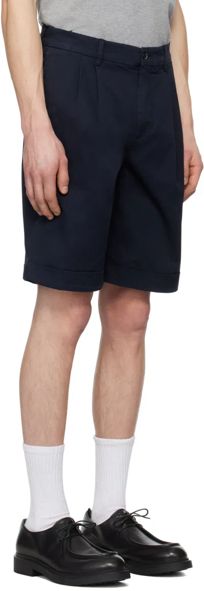 Barena Venezia Navy Scandola Palio Shorts In Blue