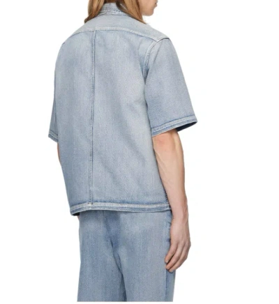 Barena Venezia Non-stretch Denim Shirt In Blue