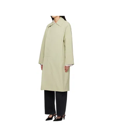 Loulou Studio Long-sleeved Button-down Trench Coat