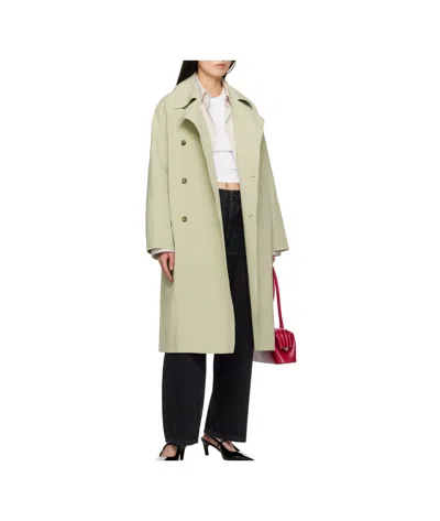 Loulou Studio Long-sleeved Button-down Trench Coat