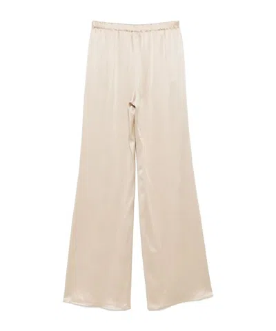 Antonelli Elastic Waist Casual Pants In Neutral