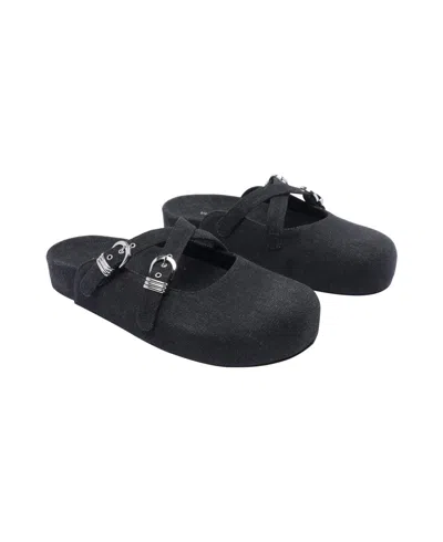 Vic Matie Buckle Slide Sandals