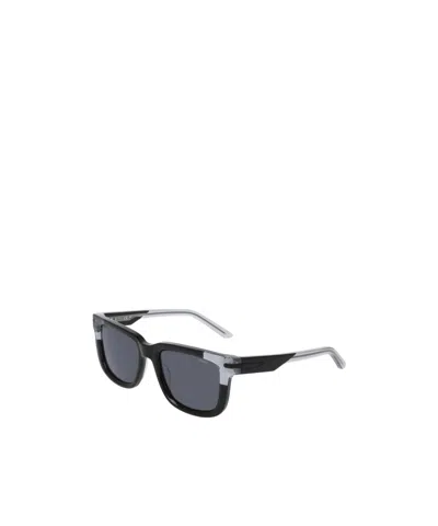 Nike Crescent Fall Square Frame Sunglasses In Black