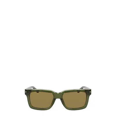 Nike Crescent I 54mm Rectangular Sunglasses In Green