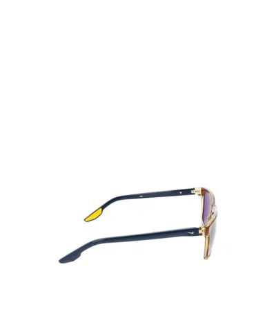 Nike Eclipse Rise Rectangular Frame Sunglasses In Blue