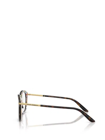 Dolce & Gabbana Dolce  Gabbana Eyewear Round Frame Glasses