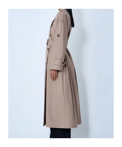 Max Mara Long Sleeve Windbreaker In Gray