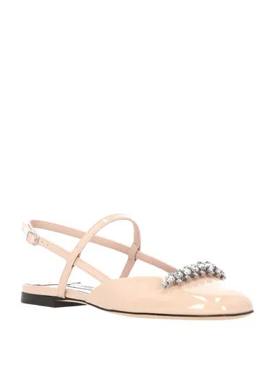 Jimmy Choo Crystal-embellished Ballet Flats