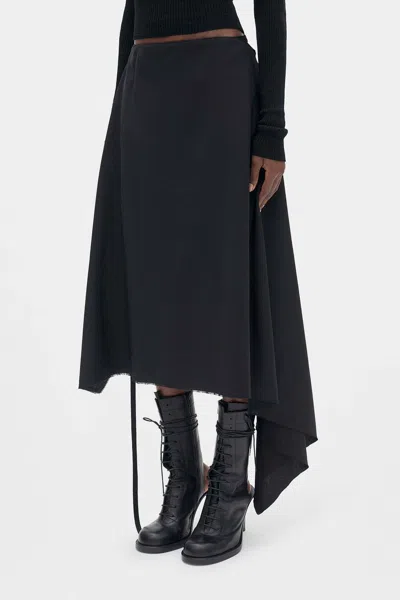 Ann Demeulemeester Ylva Midi Wrap Skirt
