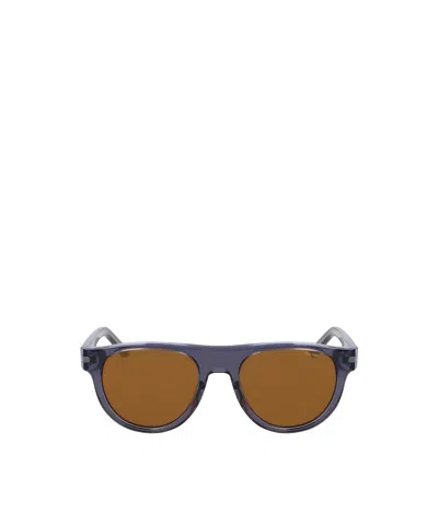 Nike Crescent Iii 54mm Round Sunglasses In Blue