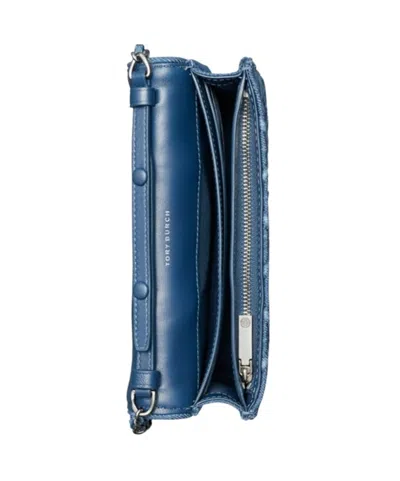 Tory Burch Fleming Soft Denim Crossbody Bag