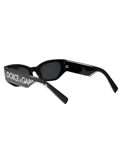 Dolce & Gabbana Black Injected Sunglasses