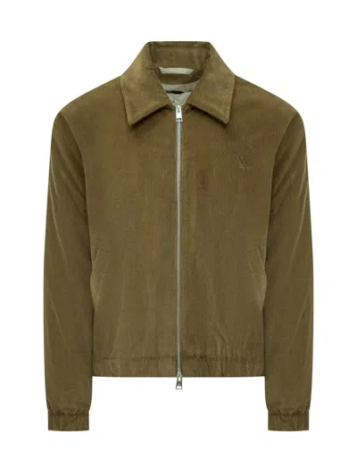 Ami Alexandre Mattiussi Ami Paris Blouson Adc In Green