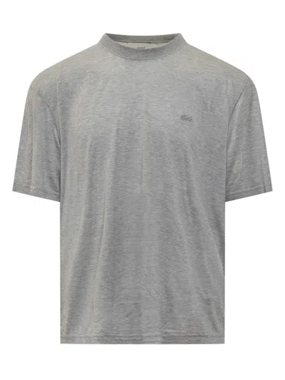 Ami Alexandre Mattiussi Ami Paris T-shirt In Gray