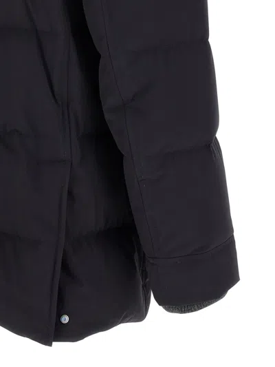 Brunello Cucinelli Men Knit Insert Down Jacket