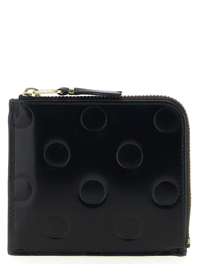 Comme Des Garçons 'polka Dots Embossed' Wallet