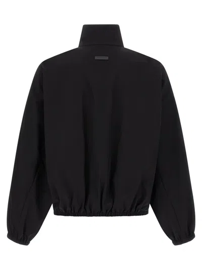 Fear Of God Eternal Zip-up Track Jacket In Black
