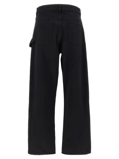 Jw Anderson J. W.anderson 'twisted Workwear' Jeans In Black