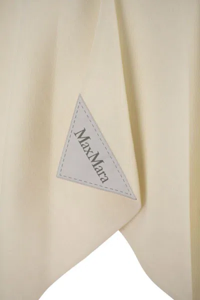 Max Mara Serra - Alpaca And Wool Poncho In Neutral