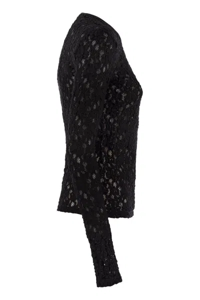 Max Mara Studio Gennaio - Tight-fitting Cloqué Lace Jersey