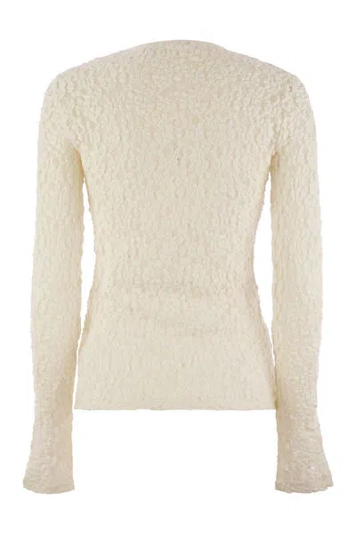 Max Mara Studio Gennaio - Tight-fitting Cloqué Lace Jersey