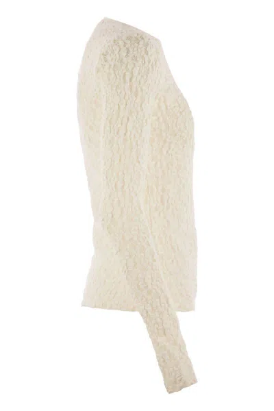 Max Mara Studio Gennaio - Tight-fitting Cloqué Lace Jersey