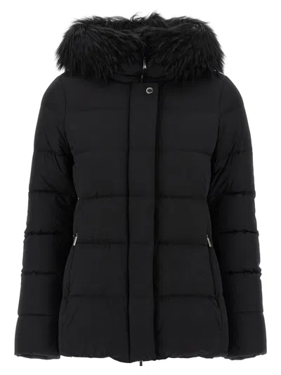 Moorer Kilie Puffer Jackets Black In Black