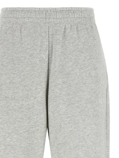 Rotate Birger Christensen Joggers With Elastic Waistband And Cuffs In Gray