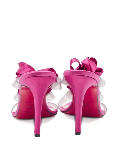 Pre-owned Christian Louboutin Ribbon-strap Heeled Sandals