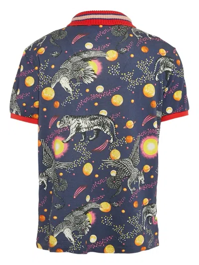 Pre-owned Gucci Printed Polo Shirt