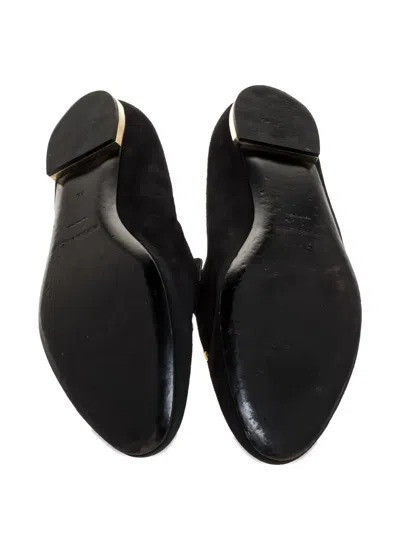 Pre-owned Burberry Suede Eyelet-detail Loafers