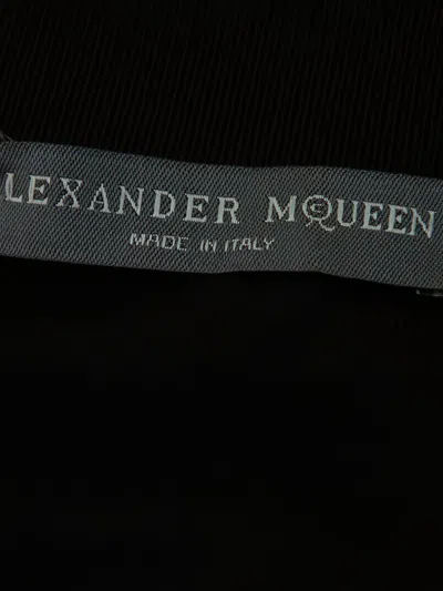 Pre-owned Alexander Mcqueen Sheer-panel Midi Skirt