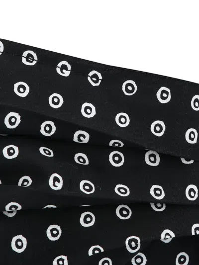 10 Corso Como Circle-print Face Mask In Black