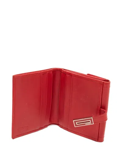 Pre-owned Coach Vintage  Leather Metal-accent Wallet