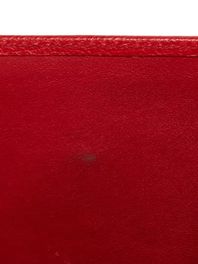 Pre-owned Coach Vintage  Leather Metal-accent Wallet