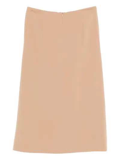 Pre-owned Jil Sander 2010s Rear-slit Skirt