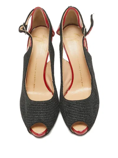 Pre-owned Giuseppe Zanotti Vintage  100mm Peep-toe Pumps